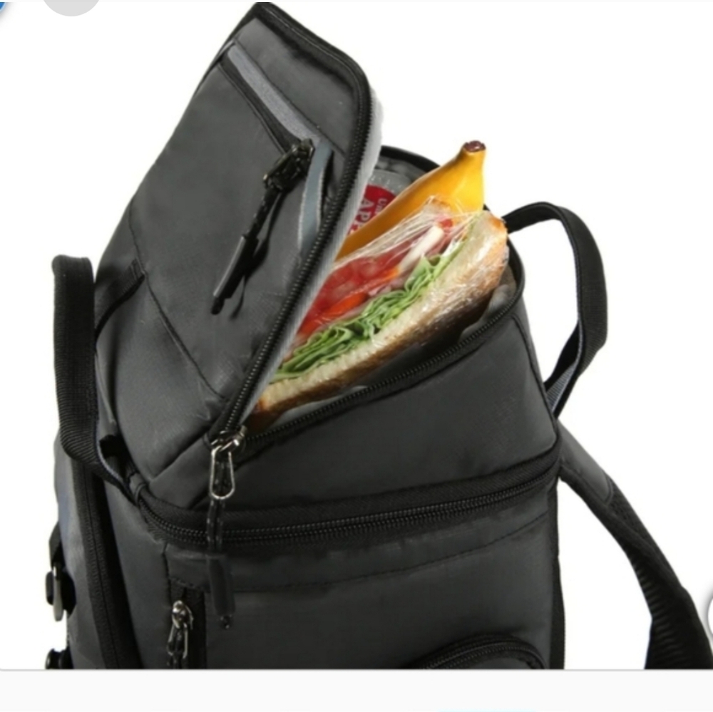Titan Deep Freeze 26 Can Backpack Cooler, Black, New - Picture 3 of 9